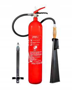 Snehový hasiaci prístroj 5 kg CO2 89B typ GS5x + vešiak